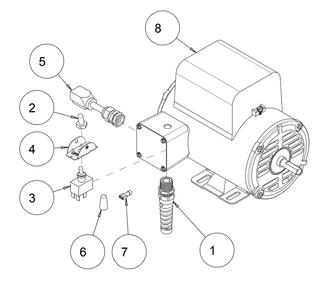 Section 03 Diagram and Parts List for BD 172668 MK Diamond Miter Saw